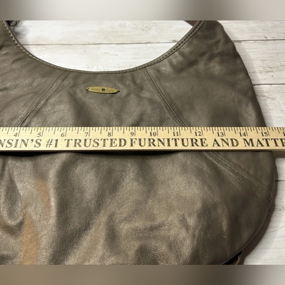 NWOT Lucky Brand Leather Boho Shoulder Handbag - Picture 6 of 8